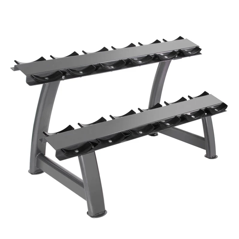 Titanium Strength Kurzhantelständer mit Ablagen - 2 Ebenen (6 Paare) 6RDR