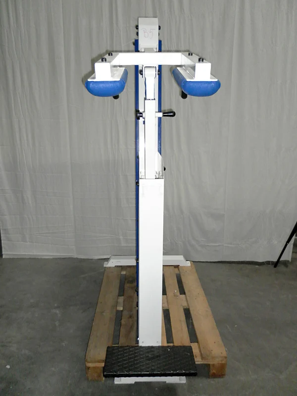 Jimsa Wadenmaschine, stehend, Calf Machine, großer 240kg Gewichtsblock, gebraucht - geprüfter Zustand