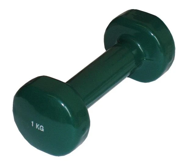 Gymnastikhanteln, 0,5 kg - 5,0 kg, Vinyl, farbig, Stück