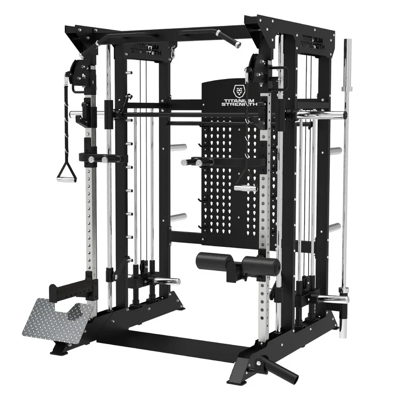 Titanium Strength Multipresse mit Doppelseilzug und Rack B100 V4
