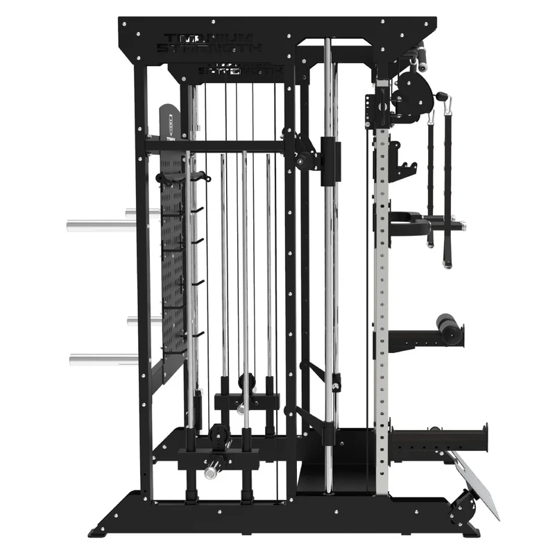Titanium Strength Multipresse mit Doppelseilzug und Rack B100 V4