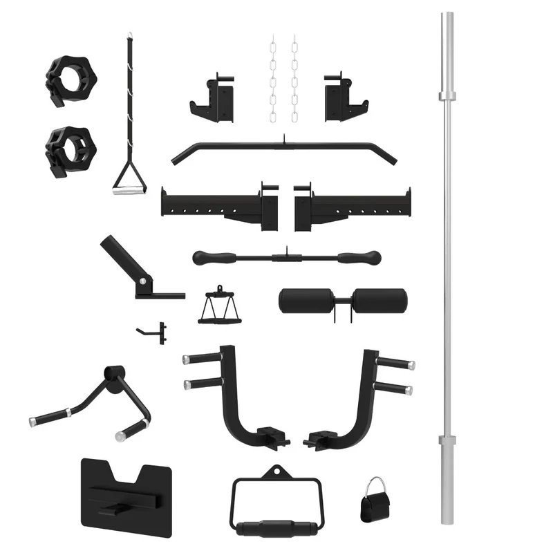Titanium Strength Multipresse mit Doppelseilzug und Rack B100 V4