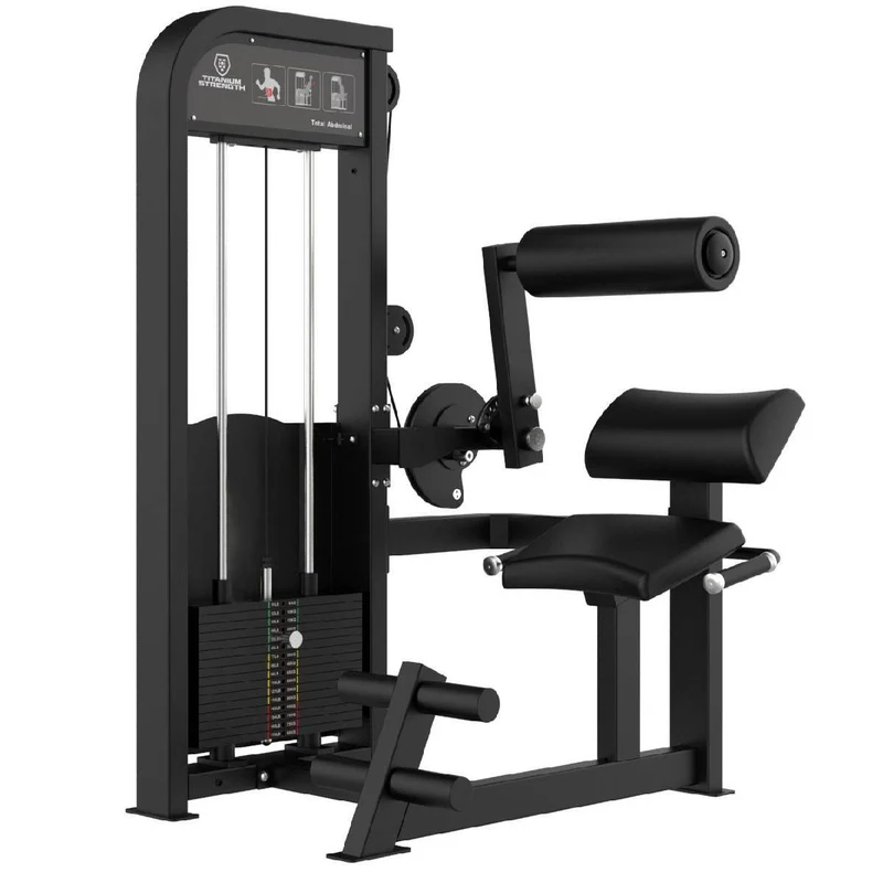 Titanium Strength Elite Series Bauchmuskel Maschine (stack loaded) EL-S37