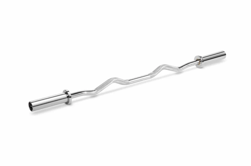 Titanium Strength Olympic EZ Curl Bar mit Collars BOZ20