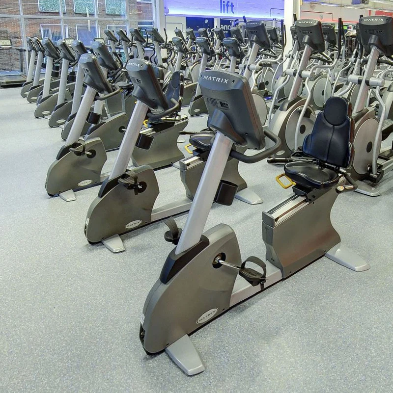 Matrix R5x Recumbent Cycle, Liegeergometer, Neues Modell, gebraucht - überholter Zustand