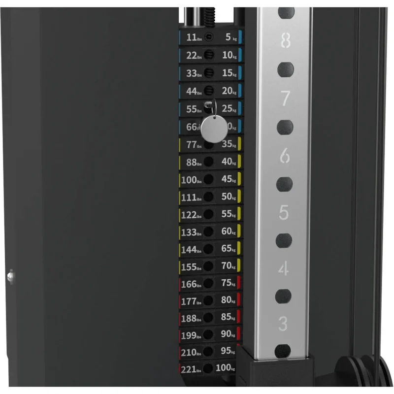 Titanium Strength Black Series Kompakte Seilzugstation für Wandmontage BS-CCO