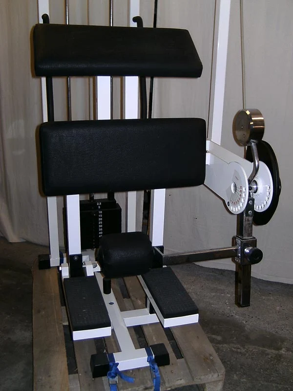 TechnoGym M427, Beinbeuger stehend, weiß, gebraucht