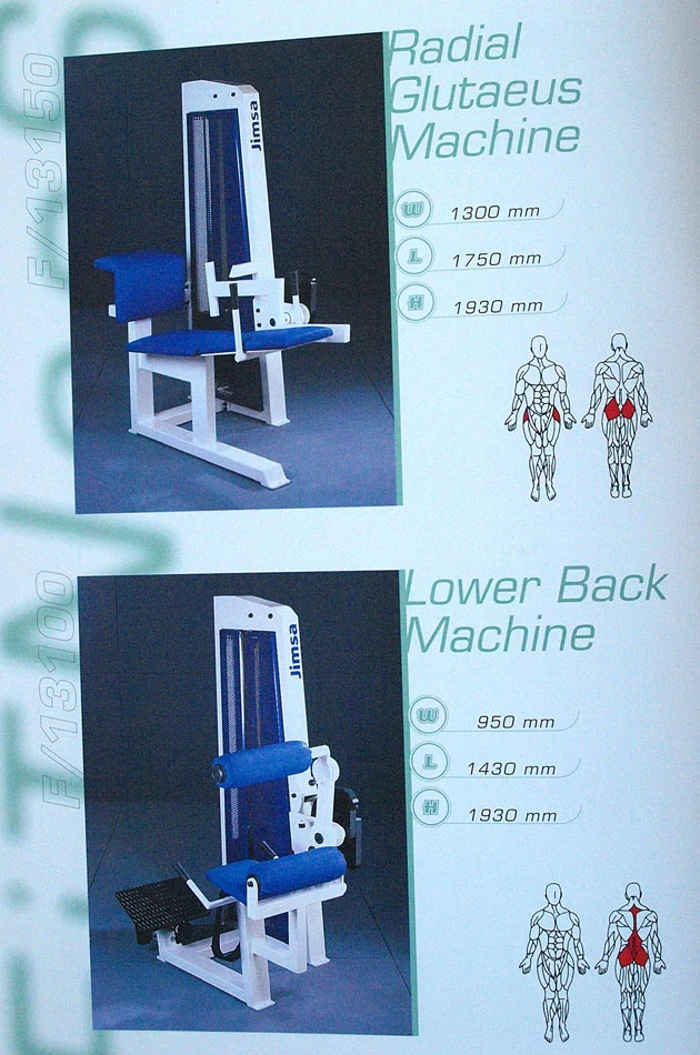 Jimsa Kraftgerätepark Professional Line, ca. 20 Kraftgeräte, Set 3