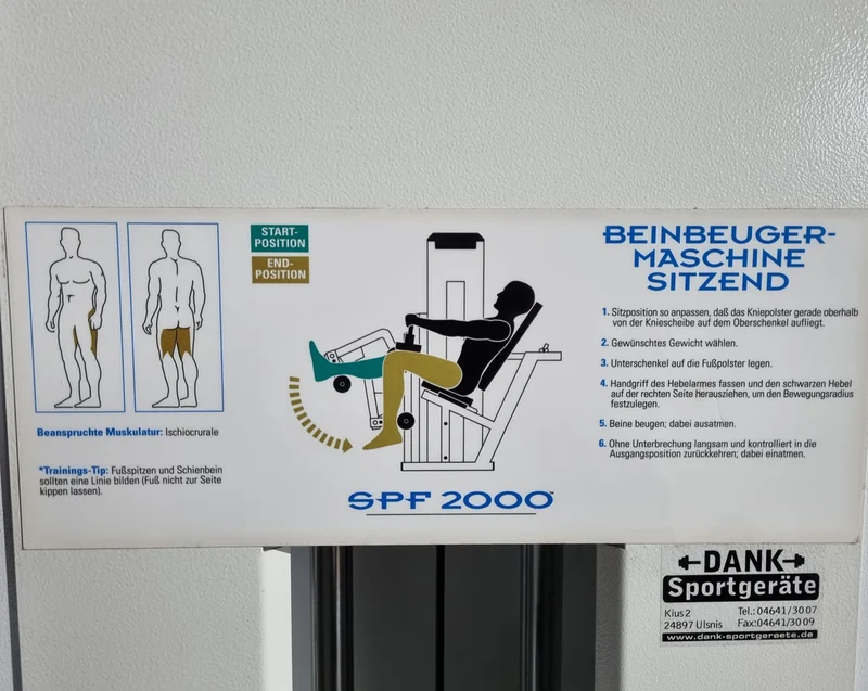Stairmaster Beinbeuger, sitzend, weiß, gebraucht, Pacific