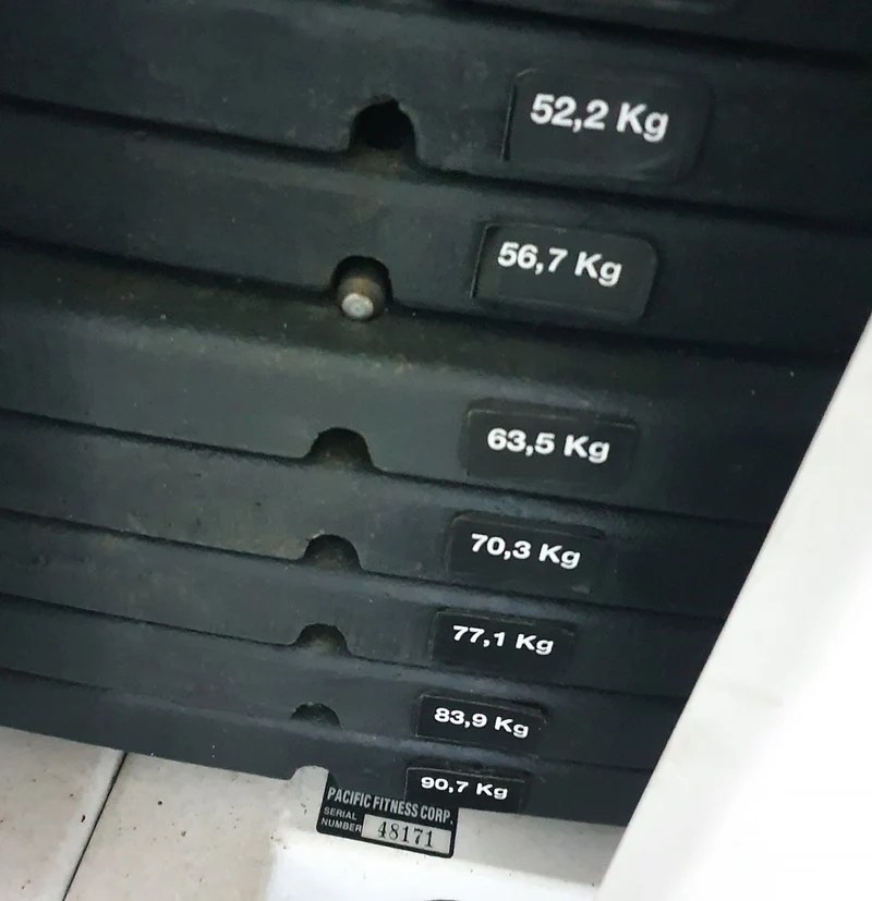 Stairmaster Beinbeuger, sitzend, weiß, gebraucht, Pacific