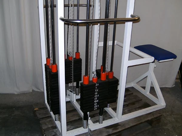 4 Stationenturm für Ladyfitness, weiß, gebraucht