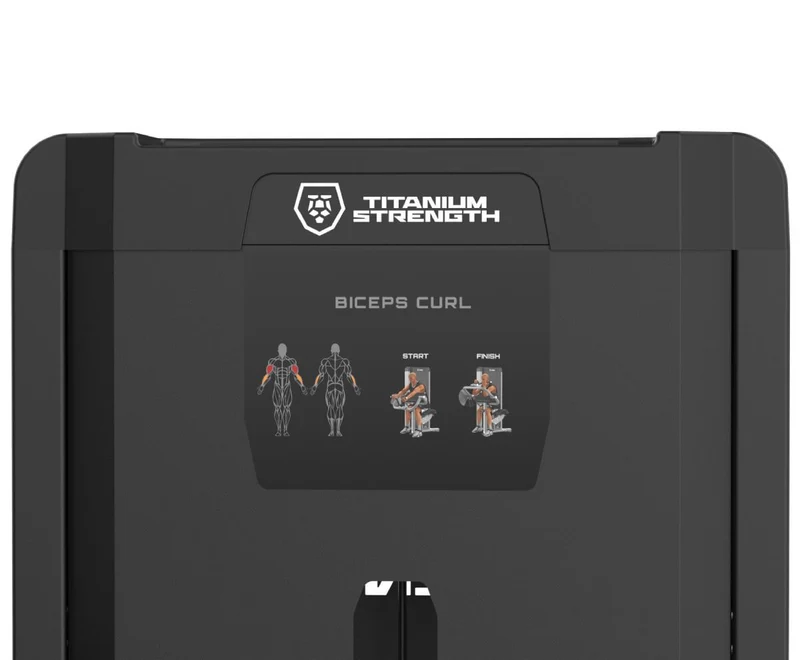 Titanium Strength Genesis Series RX Bizepsmaschine (stack loaded) GSRX-S54