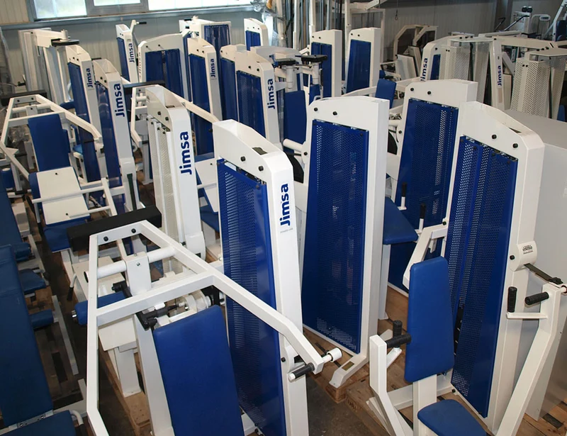 Jimsa Kraftgerätepark Proline Set 4, Fitnessstudio Geräte Ausstattung, gebraucht