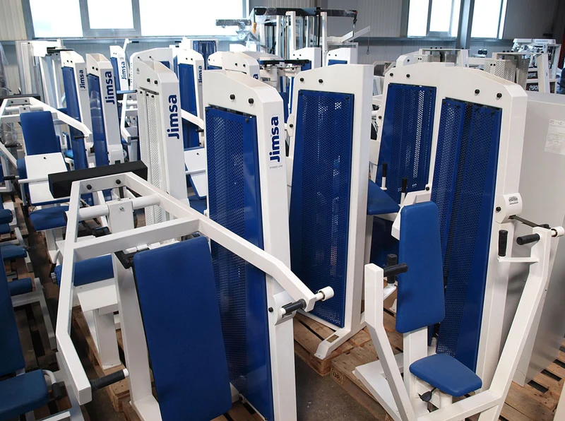 Jimsa Kraftgerätepark Proline Set 4, Fitnessstudio Geräte Ausstattung, gebraucht