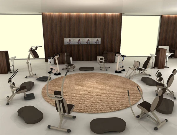 Easy Line Zirkel, TechnoGym, 8 Kraftgeräte, gebraucht