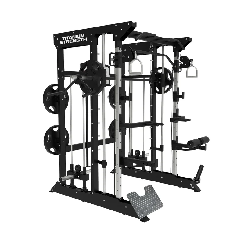 Titanium Strength Multipresse mit Doppelseilzug und Rack B100 V2