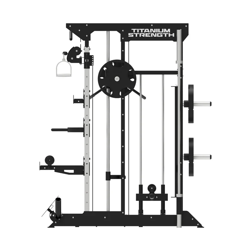 Titanium Strength Multipresse mit Doppelseilzug und Rack B100 V2
