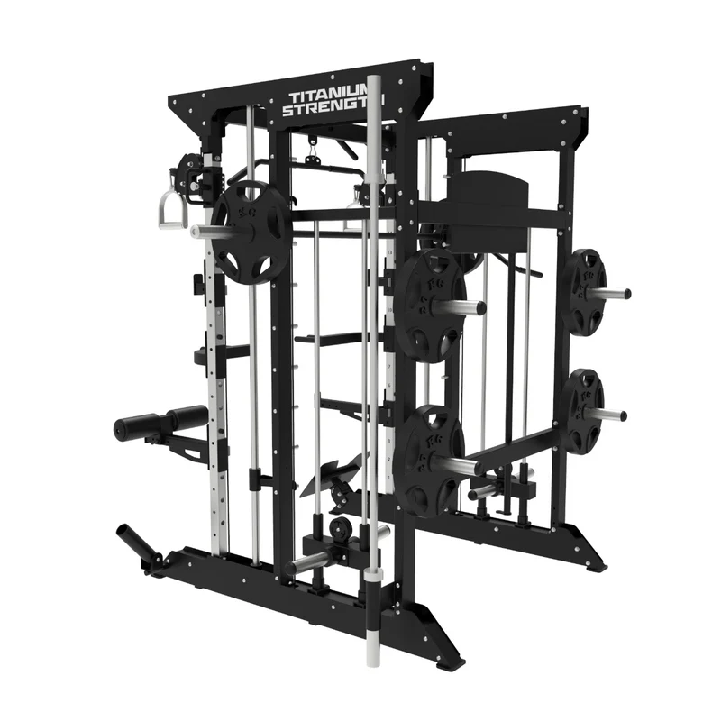 Titanium Strength Multipresse mit Doppelseilzug und Rack B100 V2