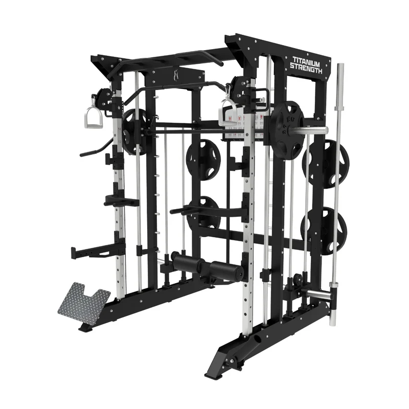 Titanium Strength Multipresse mit Doppelseilzug und Rack B100 V2