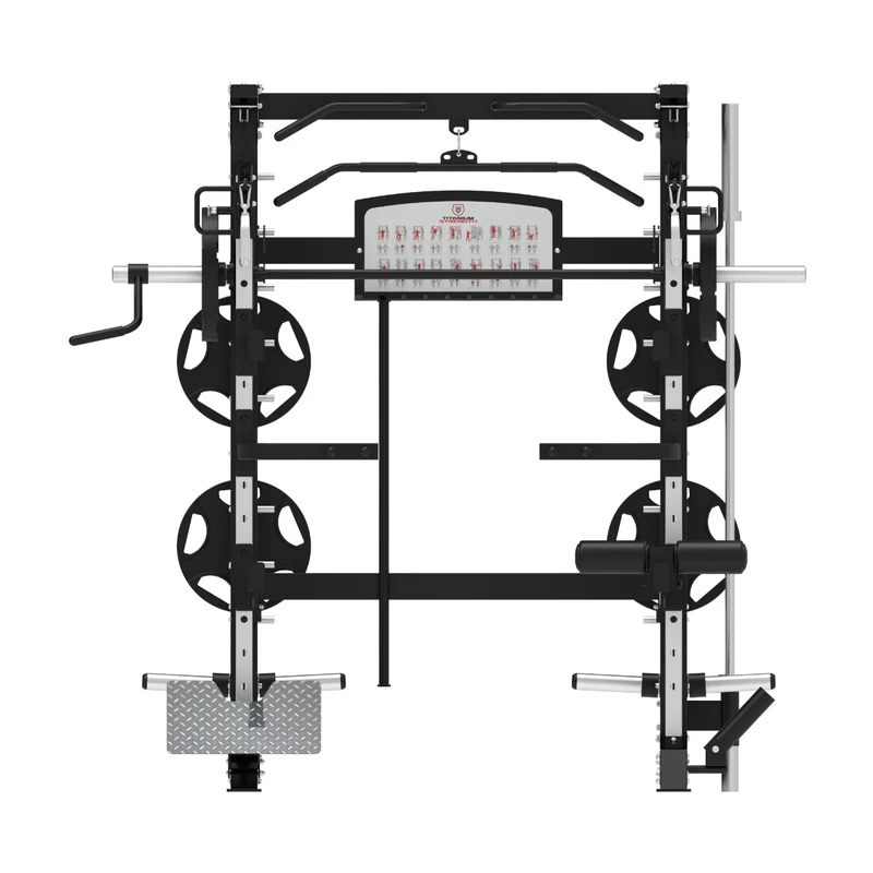 Titanium Strength Multipresse mit Doppelseilzug und Rack B100 V2