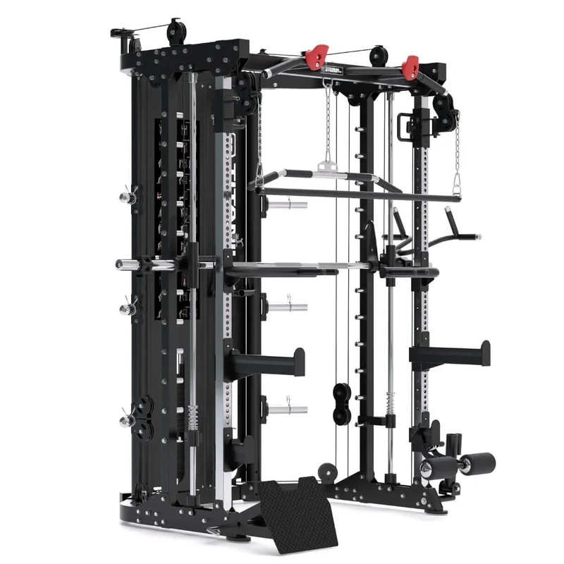 Titanium Strength All-in-One Trainer – Multipresse und Power Rack R200
