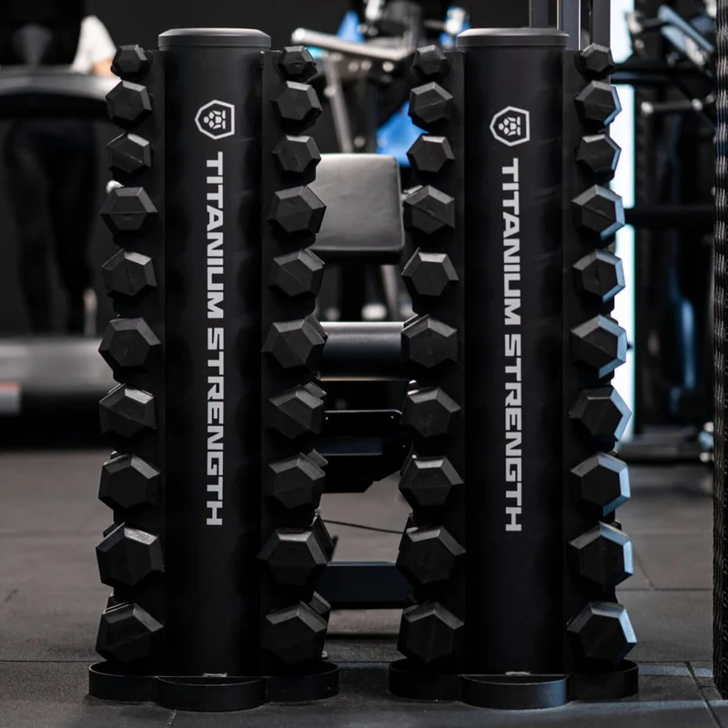 Titanium Strength Kurzhantel-Set 1-10 kg mit vertikalem Rack TT-20-013-00