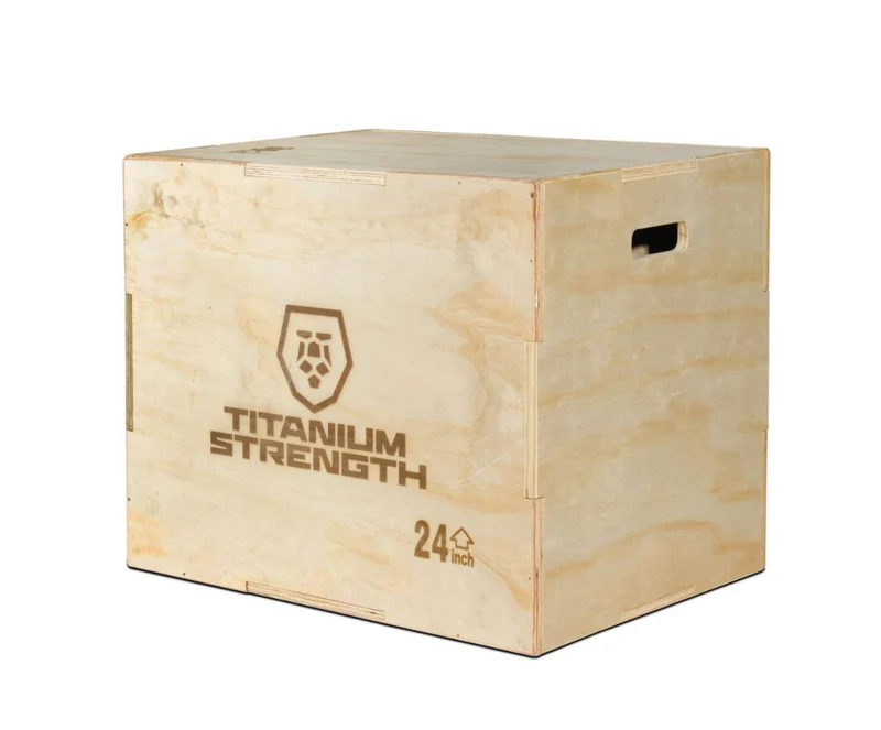 Titanium Strength Plyometrische Box Holz PWX
