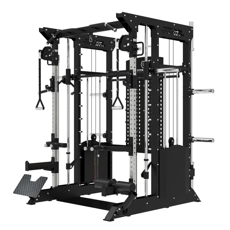 Titanium Strength Multipresse, Doppelseilzug und Rack 240 kg B200 V4