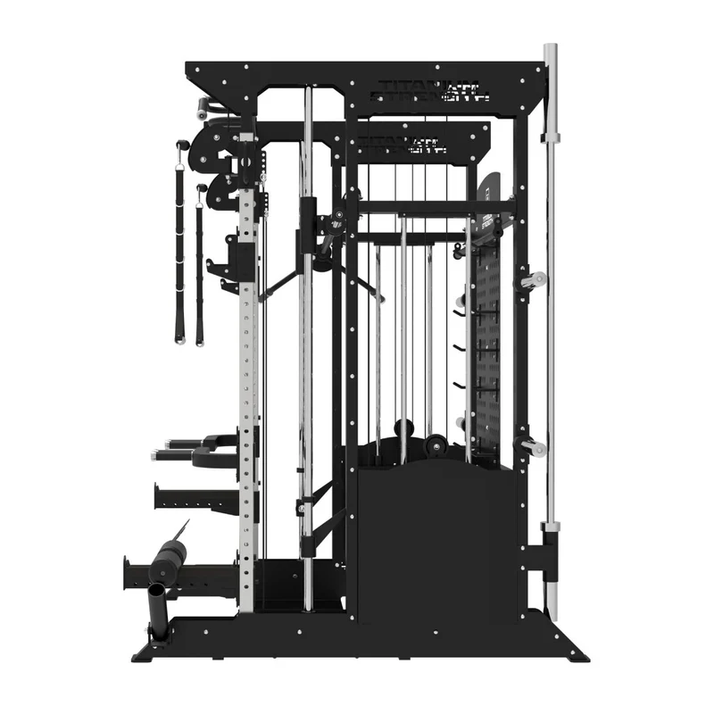 Titanium Strength Multipresse, Doppelseilzug und Rack 240 kg B200 V4