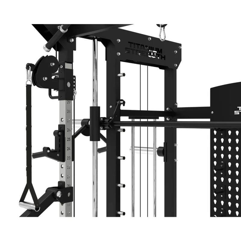 Titanium Strength Multipresse, Doppelseilzug und Rack 240 kg B200 V4
