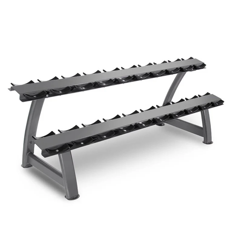 Titanium Strength Hantelständer mit Ablagen - 2 Ebenen (10 Paare) RDR