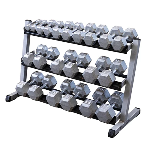 Body-Solid Hantelablage 3 Etagen 120 cm GDR48