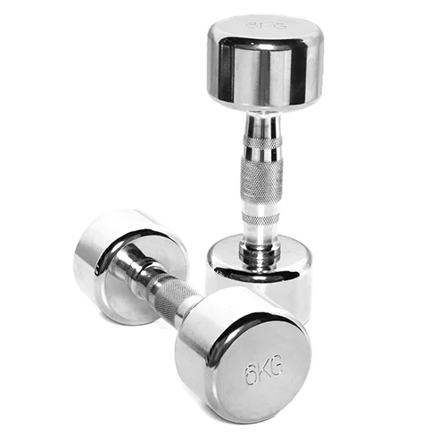 Body-Solid Chrom-Kurzhantel Set (1-10kg) inkl. Ablage CHDUSET