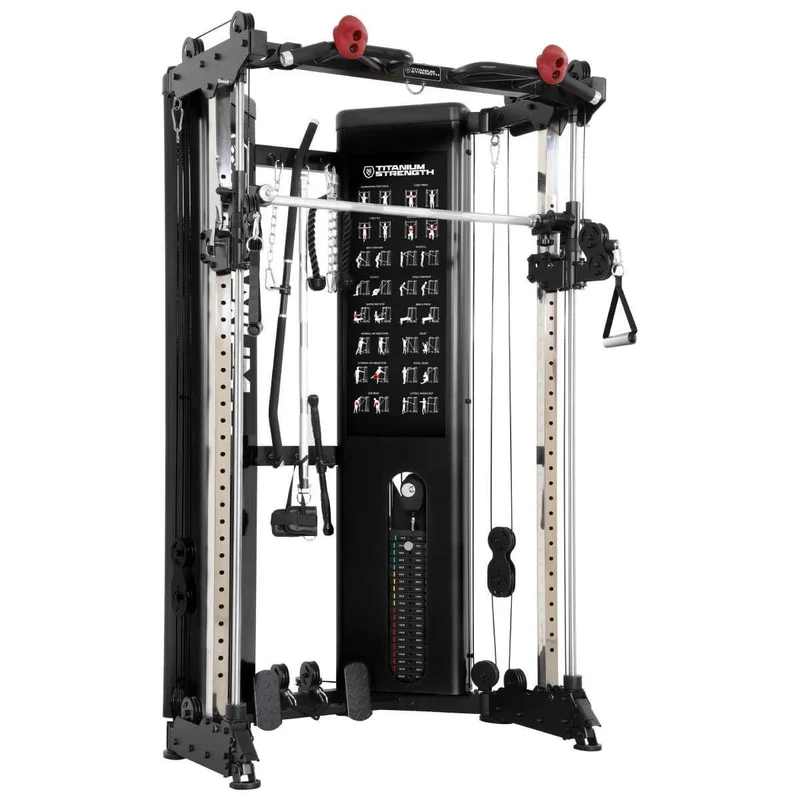 Titanium Strength Seilzugstation mit Multipresse (2x90 kg) – klappbar FT90