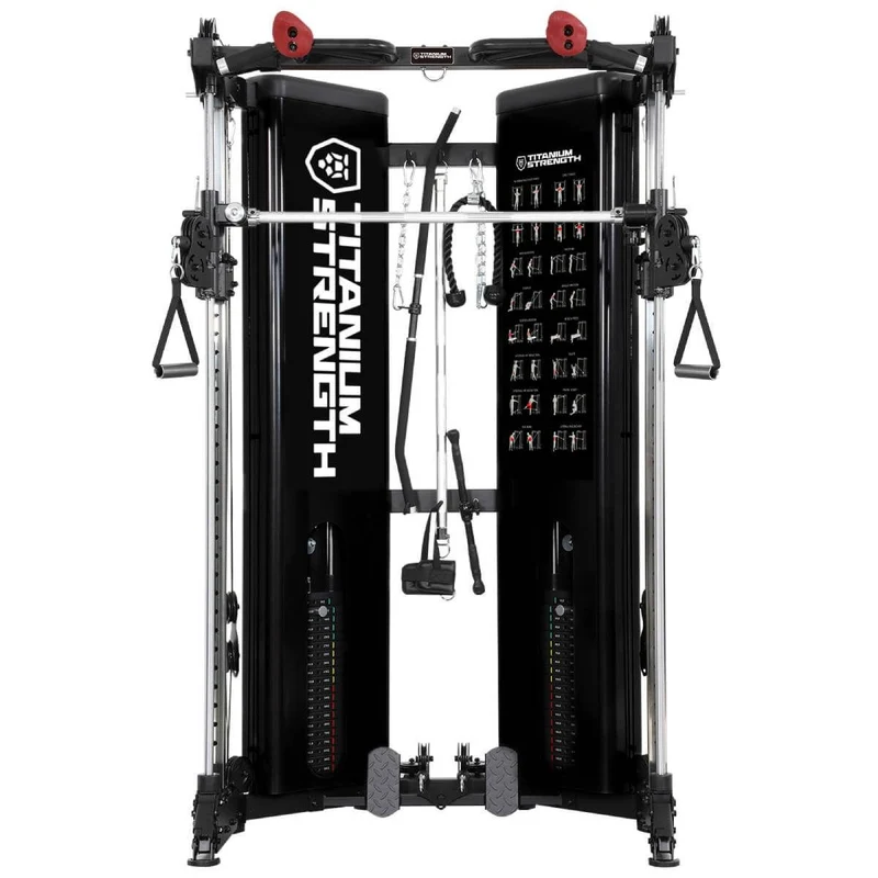 Titanium Strength Seilzugstation mit Multipresse (2x90 kg) – klappbar FT90