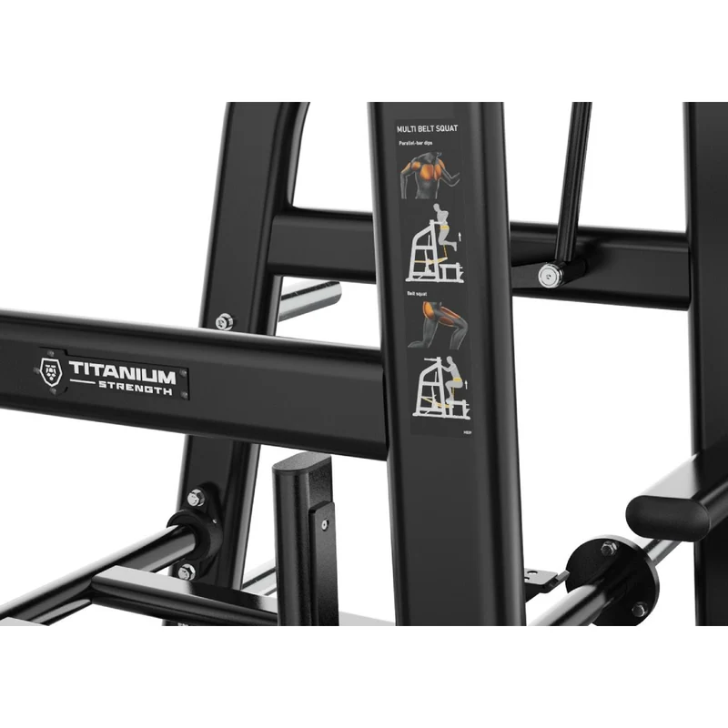 Titanium Strength Genesis Series Multi Belt Squat + Dipmaschine (plate loaded) GS-PL90