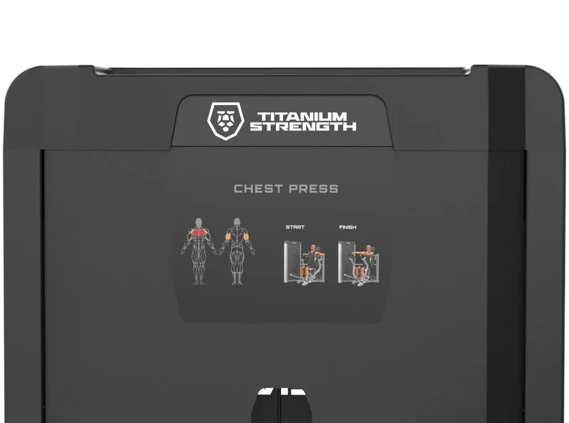 Titanium Strength Genesis Series RX unilaterale vertikale Brustpresse (stack loaded) GSRX-S11