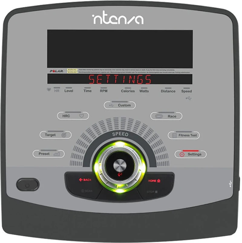 Intenza Ergometer 550 UBi, LED Display, gebraucht - überholter Zustand