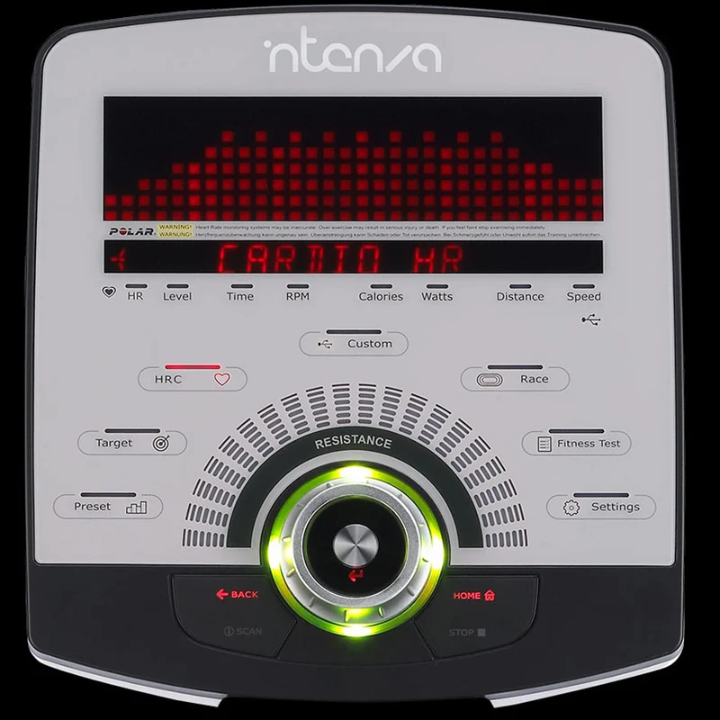Intenza Recumbent 550 RBi, LiegeErgometer, LED Display, gebraucht - überholter Zustand