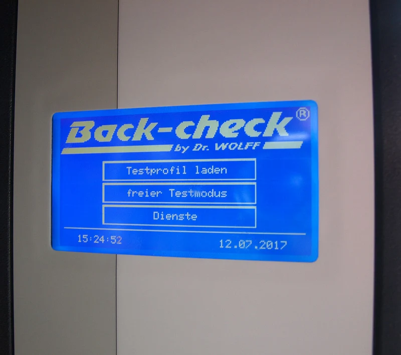 Dr. Wolff Back Check 607, Silber, guter Zustand, gebraucht