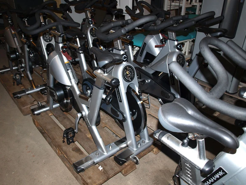 Tomahawk Indoor Cycle S-Serie, Silber, gebraucht - 15 Stück