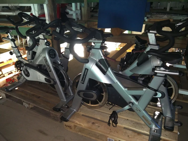 Tomahawk Indoor Cycle S-Serie, Silber, gebraucht - 15 Stück