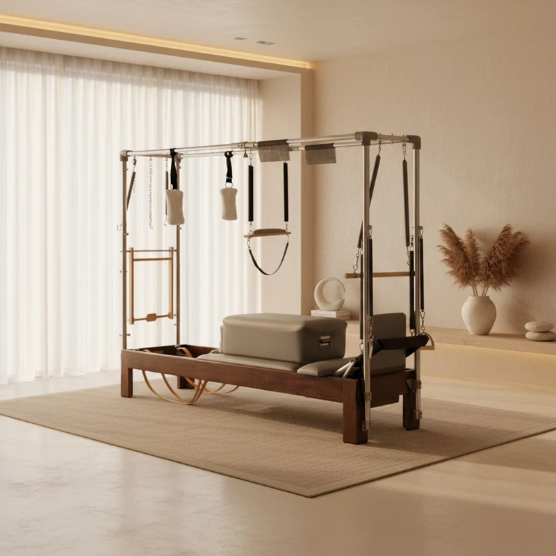 Elina Pilates Klassischer Reformer Cadillac Walnussholz
