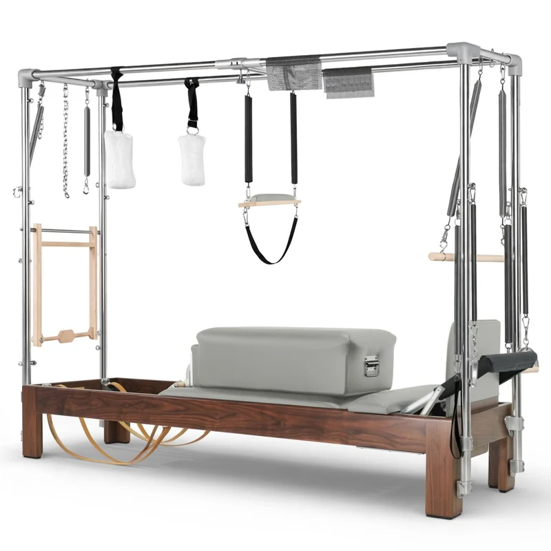 Elina Pilates Klassischer Reformer Cadillac Walnussholz