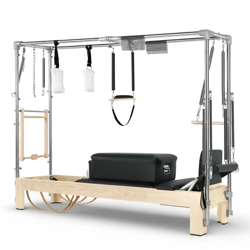 Elina Pilates Klassischer Reformer Cadillac aus Naturholz