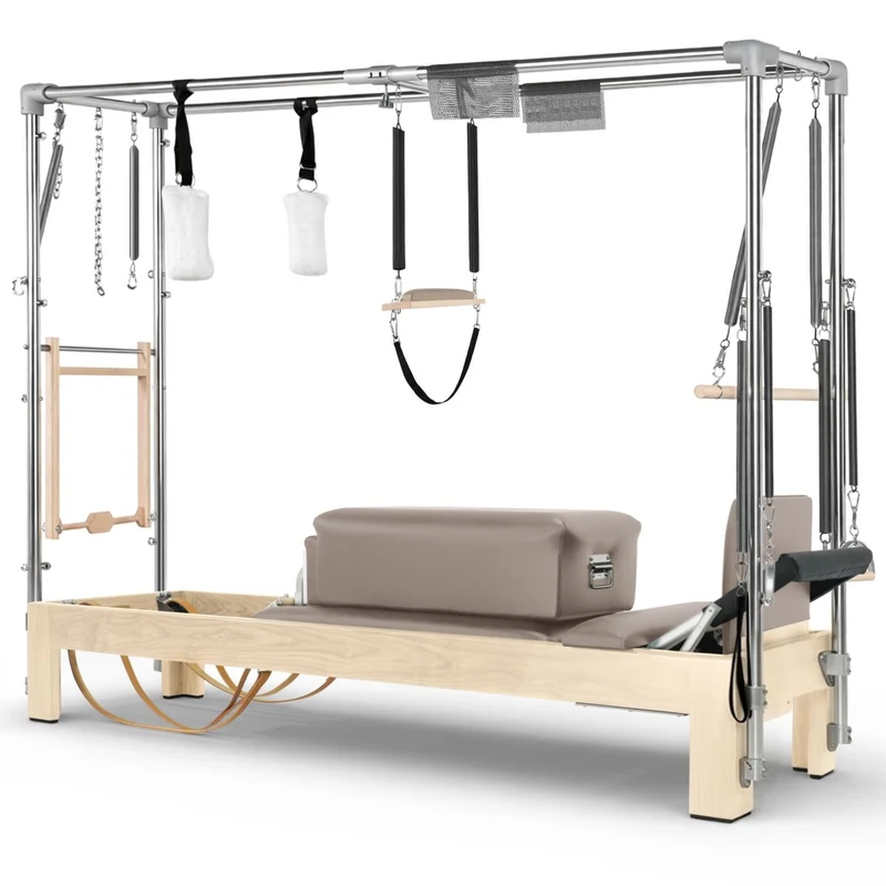 Elina Pilates Klassischer Reformer Cadillac aus Naturholz