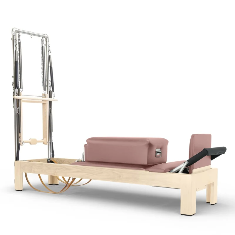 Elina Pilates Klassischer Reformer Naturholz 86" mit Half Cadilalc