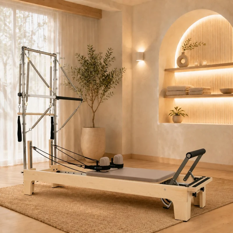 Elina Pilates The Club Reformer mit Half Cadillac