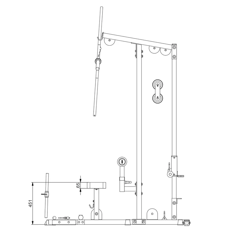 Body-Solid Pro Latzug (plate loaded) GLM83