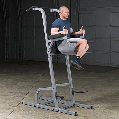 Body-Solid Klimmzug- und Dipstation mit Beinheben GVKR82
